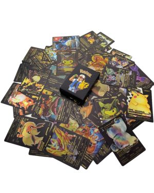 CZARNE KARTY POKEMON ZESTAW 55SZT 6783271