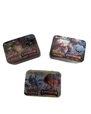 KARTY POKEMON  LOST ORIGIN + METALOWE PUDELKO 42 KARTY 6783288