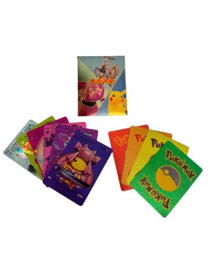 KOLOROWE KARTY POKEMON  ZESTAW 10 KARTY 6783302