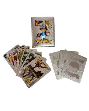 SREBNE KARTY POKEMON  ZESTAW 10SZT 6783309
