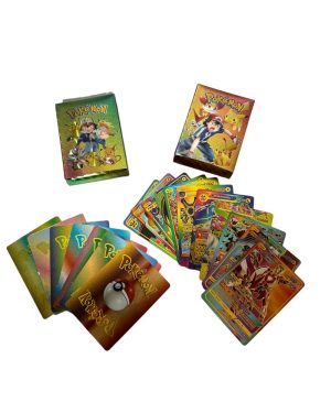 Pokemon TĘCZOWE zestaw karty kolorowe 55 szt 6783337