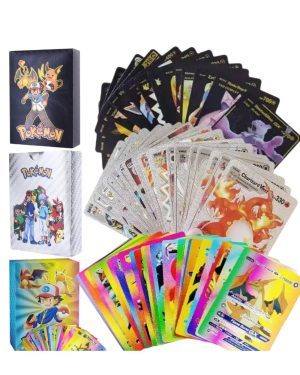 KARTY POKEMON 3w1 165 sztuk Rainbow - CZARNE - Srebro 6783339