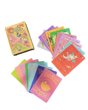 KARTY POKEMON KOLOROWE 55 SZT KOLEKCJONERSKIE 6783348