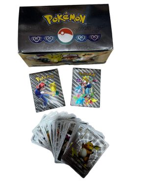 SREBRO KARTY POKEMON KOLEKCJONAERSKICH 25 PCS 6783359
