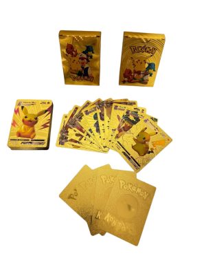NOWY ZOŁTE KARTY POKEMON ZESTAW KOLEKCJONERSKIE 55 SZT 6783381