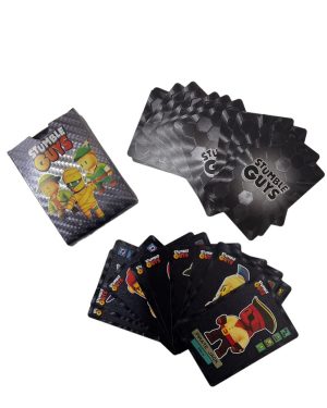 Czarny KARTY STUMBLE ZESTAW 55SZT 6783499