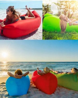 NADMUCHIWANA ROZKŁADANA SOFA LAZY BAG FOTEL PLAŻE 6783887