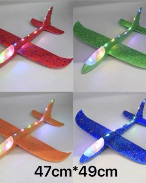 SAMOLOT STYROPIANOWY LED SZYBOWIEC RZUTKA 47 CM 6783956