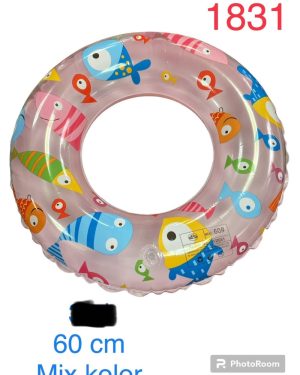 DUŻE DMUCHANE KOŁO DO PŁYWANIA ARBUZ KÓŁKO 60CM 6784019