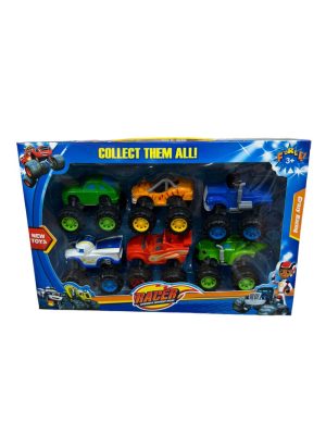 BLAZE I MEGA MASZYNY SAMOCHODY AUTKA NAPĘD 6szt 6784459