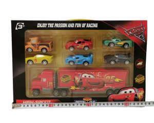 AUTA CARS ZESTAW 7 AUT SAMOCHODZIKI NAPĘD MANIEK 6784585