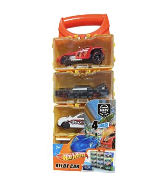 ZESTAW SAMOCHODZIKÓW 4-PACK AUTKA MODELE + WALIZKA 6784923