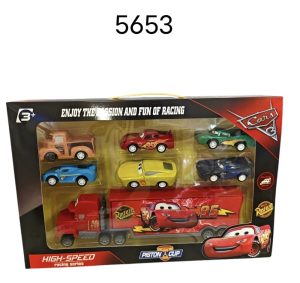 AUTA CARS ZESTAW 7 AUT SAMOCHODZIKI NAPĘD MANIEK 6784924