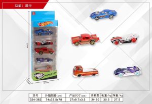 ZESTAW 5 SAMOCHODÓW HOT WHEELS seria STREET BEASTS 6784982