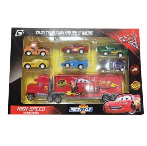 AUTA CARS ZESTAW 7 AUT SAMOCHODZIKI NAPĘD MANIEK 6785058