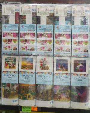 HAFT DIAMENTOWY OBRAZ DIAMENTOWA MOZAIKA ZESTAW 5D 20X20CM 6785165