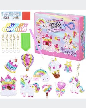 Haft diamentowy mozaika jednorożec zawieszki szablony 6785176