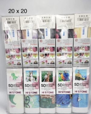 HAFT DIAMENTOWY OBRAZ DIAMENTOWA MOZAIKA ZESTAW 5D 20X20CMCM 6785210