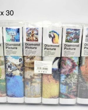 HAFT DIAMENTOWY OBRAZ DIAMENTOWA MOZAIKA ZESTAW 5D 30X30CMCM 6785211