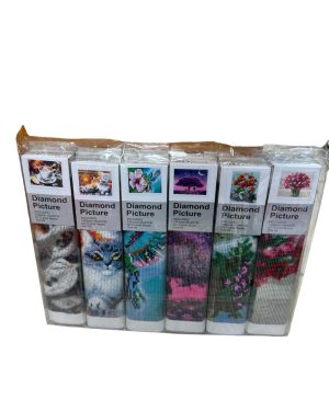 HAFT DIAMENTOWY OBRAZ DIAMENTOWA MOZAIKA ZESTAW 5D 30X40CM 6785234