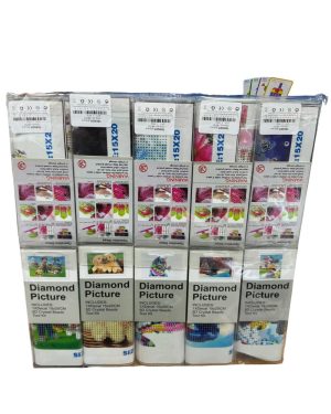 HAFT DIAMENTOWY OBRAZ DIAMENTOWA MOZAIKA ZESTAW 5D 15X20CM 6785236