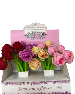 DŁUGOPIS silikonowy KWIATEK na DZIEŃ KOBIET kolory 6785362