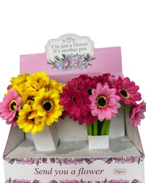 DŁUGOPIS silikonowy KWIATEK na DZIEŃ KOBIET kolory 6785364