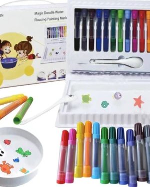 WODNE MAZAKI MARKERY PISAKI ZESTAW 12SZT + ŁYŻKA 6785365