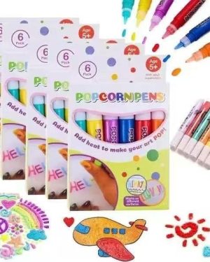 POPCORN PEN DŁUGOPIS FLAMASTER MAZAK KREDKA POPKORNOWE BUBBYL 3D KAMIEŃ 6785366