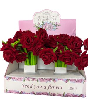 DŁUGOPIS silikonowy KWIATEK na DZIEŃ KOBIET kolory 6785375