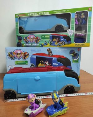 ZABAWKA PSI PATROL AUTOBUS + 2 AUTA Z PIESKAMI 6785774