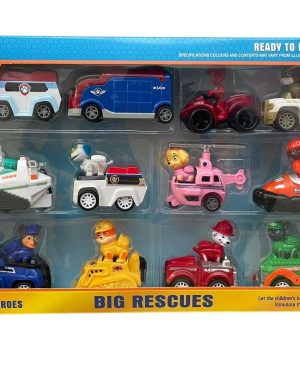 ZESTAW 12SZT PSI PATROL FIGURKI AUTKA 6785781