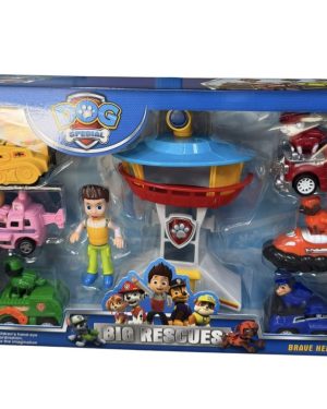 PSI PATROL BAZA WIEŻA + 7 FIGUREK POJAZDÓW ZESTAW NA PREZENT 6785794