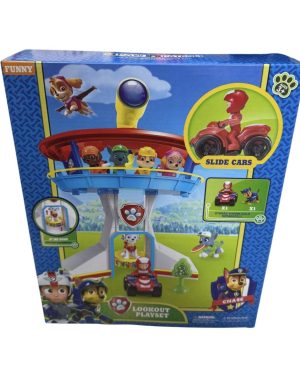 PSI PATROL DUŻA BAZA OBSERWACYJNA WIEŻA WINDA + FIGURKI AUTO CHASE RYDER 6785795