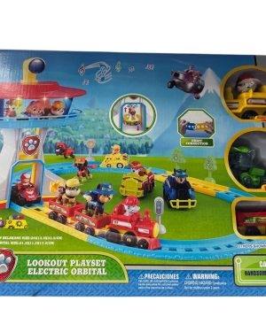 PSI PATROL DUŻA BAZA WIEŻA KOLEJKA POCIĄG GRAJĄCA ŚWIATŁO TOR DŹWIĘK ZESTAW 6785810