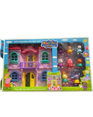 WKS_ ŚWINKA PEPPA Duży Domek Rodzinny + Figurki 6785849