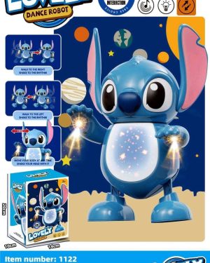 INTERAKTYWNY STICH I LILO CHODZI GRA MUZYKA MELODIA TAŃCZY ŚWIECI 30cm 6785910