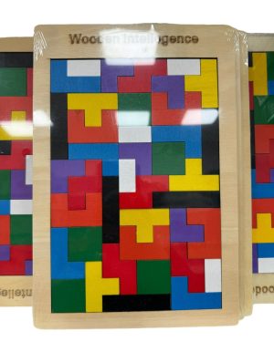 Układanka drewniana Alibaba puzzle 40 elementów 6786008