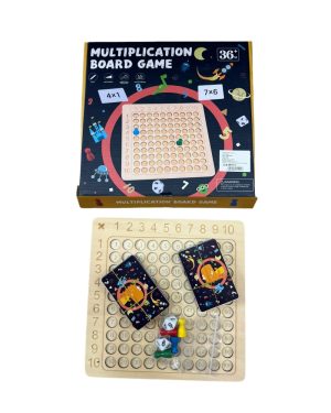 Wooden Montessori Multiplication Board Game 6786060