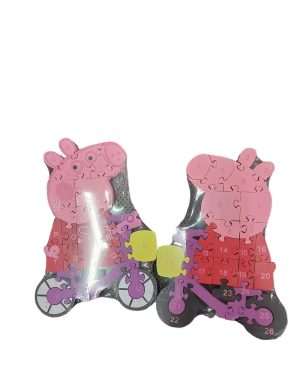 Puzzle Edukacyjne Drewniane PEPPA 6786071