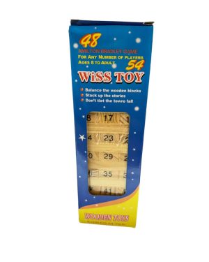 GRA ZRĘCZNOŚCIOWA WISS TOY KLOCKI DREWNIANE 6786076