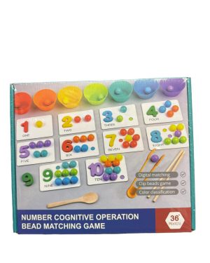 UKŁADANKA DREWNIANA NAUKA LICZENIA KULKI PUZZLE 6786079