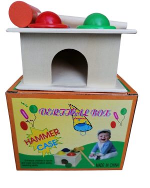 ZABAWKA DREWNIANA WBIJANKA + MŁOTEK MONTESSORI 6786080