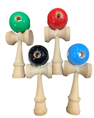 KENDAMA Drewniana Gra Zręcznościowa Łapanie Kulki 6786113