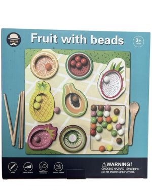 Drewniana układanka owoce dla dzieci 6786117