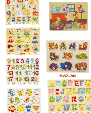 Edukacyjna zabawka układanie słów ANGIELSKI drewniane klocki 6786124