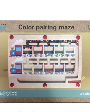 DREWNIANY EDUKACYJNY POCIĄG MAGNETYCZNY 6786128