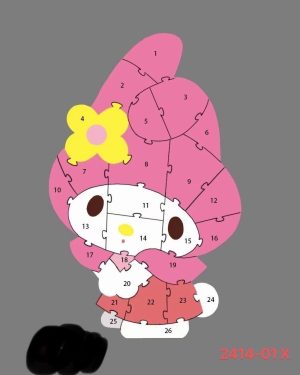 PUZZLE DREWNIANA MY MELODY 6786129