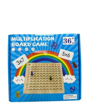 tabliczka mnożenia gra planszowa drewniana 6786138