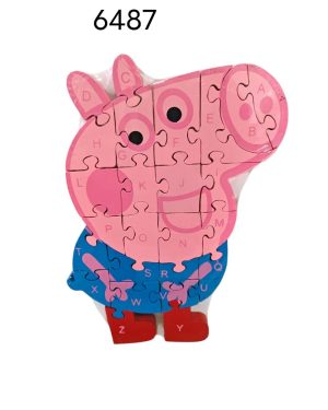 ZABAWKA Puzzle świnka 6786140